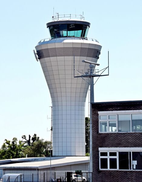 File:Control tower at Birmingham Airport, England 27June2019 arp.jpg